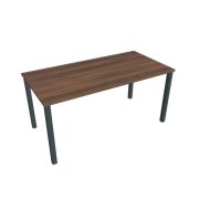 Rokovací stôl Uni, 160x75,5x80 cm, orech/čierna