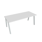 Rokovací stôl UNI A, 180x75,5x80 cm, biela/sivá