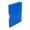 Zakladač 4-krúžkový Q-CONNECT celoplastový 1,6cm transparentný modrý