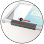 Puzdro na 1 kartu DURABLE PUSHBOX MONO 10ks