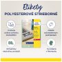 Etikety polyesterové veľmi odolné 96x50,8mm Avery A4 strieborné 20 hárkov