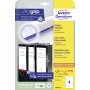 Etikety univerzálne na zakladače 61 x 192 mm Avery A4 25+5 hárkov