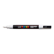 Popisovač uni POSCA PC-3M biely