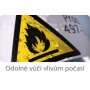 Etikety polyesterové veľmi odolné 210x297mm Avery A4 strieborné 20 hárkov