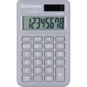 Kalkulačka Donau Tech K-DT2082 vrecková sivá