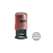 Pečiatka Trodat Printy dater 46130 Ø 30mm - odtlačok červený