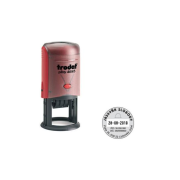 Pečiatka Trodat Printy dater 46145 Ø 45mm - odtlačok čierny